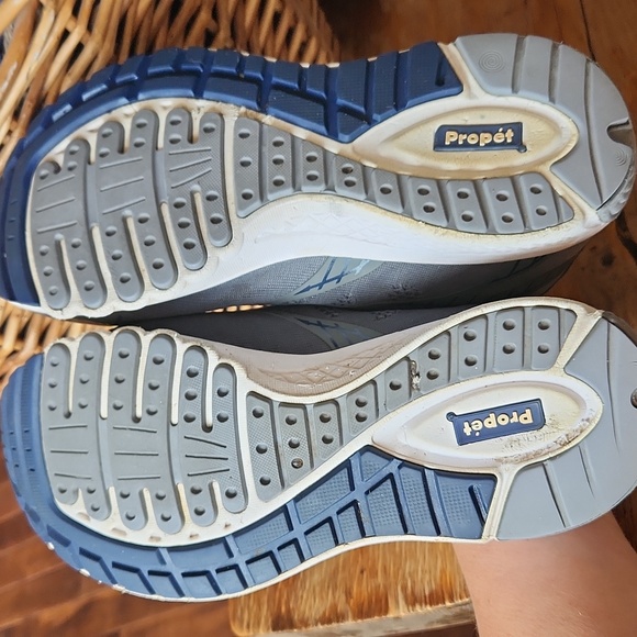 Propet One LT Gray Trainers Ortholite Gym Running Shoes Sneakers Gray sz 11 Wide - Picture 5 of 16